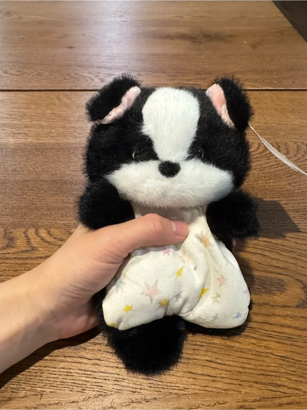 Cute Border Collie Bean Bag Plush – 6.3” Star Outfit Stuffed Dog Keychain